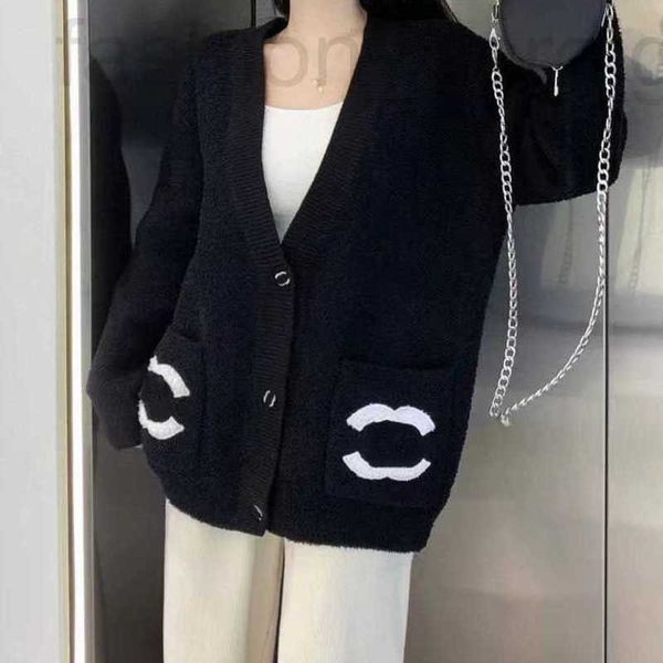 women's jackets designer 23ss brand sweater cardigan jacket autumn winter new dual-pocket contrast color double-c-letter grain warm wom, Black;brown
women's jackets designer 23ss brand sweater cardigan jacket autumn winter new dual-pocket contrast color double-c-letter grain warm wom, Black;brown