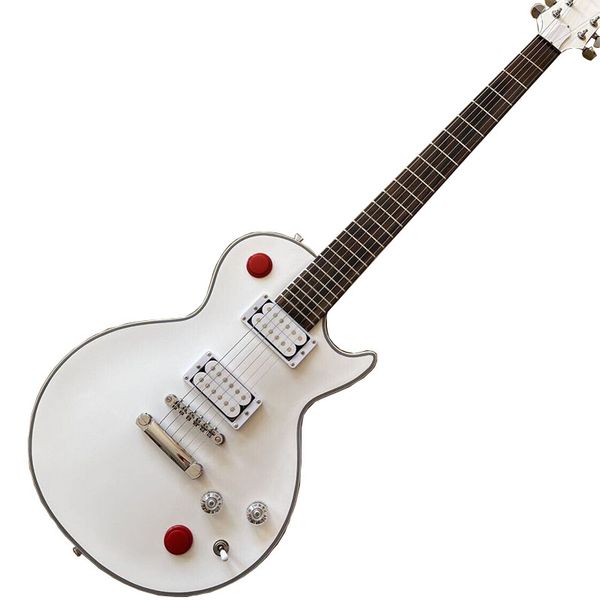 factory customization new white electric guitar peach blossom heart body neck
factory customization new white electric guitar peach blossom heart body neck