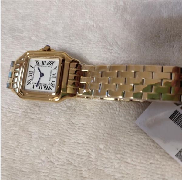 woman watch new fashion woman square gold watch casual lady quartz panthere de watches stainless steel band montres reloj wtistwatch, Slivery;brown
woman watch new fashion woman square gold watch casual lady quartz panthere de watches stainless steel band montres reloj wtistwatch, Slivery;brown
