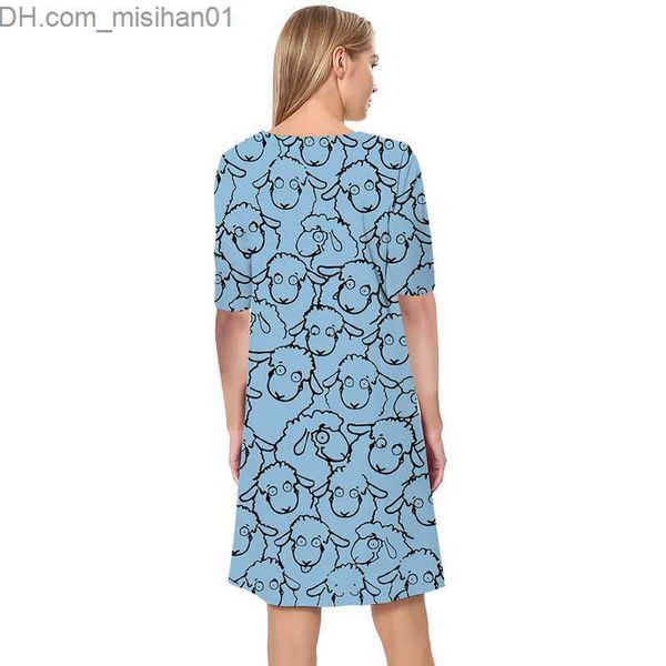 casual dresses women dress cute cartoon lamb 3d printed vneck loose casual short sleeve shift dress for female dresses summer dress z230705, Black;gray
casual dresses women dress cute cartoon lamb 3d printed vneck loose casual short sleeve shift dress for female dresses summer dress z230705, Black;gray