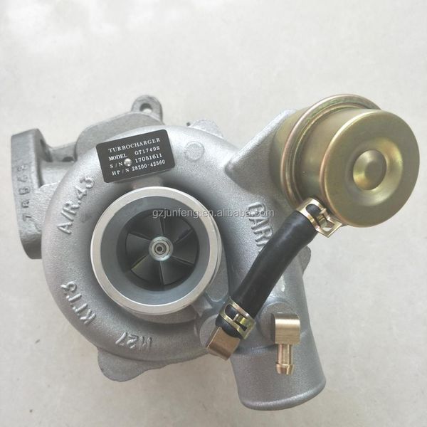 gt1749 28200-42560 716938-5001s turbocharger for hyundai starex h1 2.5l 4d56t engine
gt1749 28200-42560 716938-5001s turbocharger for hyundai starex h1 2.5l 4d56t engine