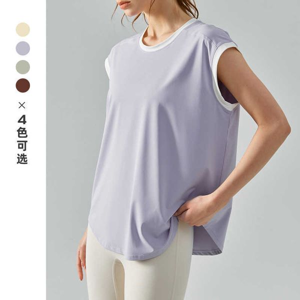 summer outdoor running sports vest camisole yoga loose casual color-blocking short-sleeved t-shirt fitness wear for women, White;red
summer outdoor running sports vest camisole yoga loose casual color-blocking short-sleeved t-shirt fitness wear for women, White;red