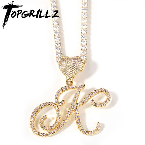 pendant necklaces az letters love heart shape necklace hip hop micro pave cubic zirconia for gift 230704, Silver
pendant necklaces az letters love heart shape necklace hip hop micro pave cubic zirconia for gift 230704, Silver