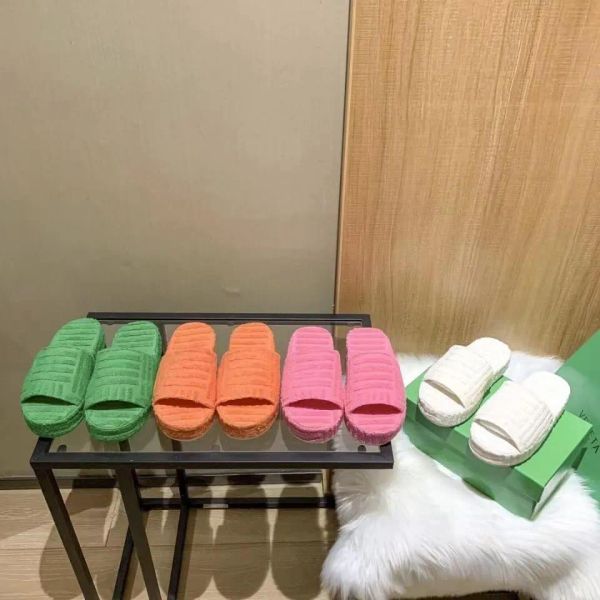 with box resort sponge slippers venetas sandals designer women slides fabric rubber fur cotton grass green thick bottom slipper wedge flu jf, Black
with box resort sponge slippers venetas sandals designer women slides fabric rubber fur cotton grass green thick bottom slipper wedge flu jf, Black
