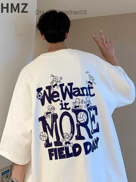 men's t-shirts mens tshirts hmz summer oversized tshirts cotton korean streetwear casual letter print tees loose high street student da, White;black
men's t-shirts mens tshirts hmz summer oversized tshirts cotton korean streetwear casual letter print tees loose high street student da, White;black