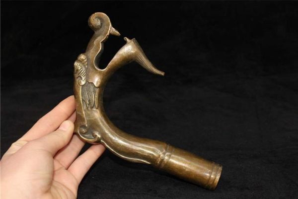 chinese old beijing old goods copper faucet shape crutch head handle7630319, Brown
chinese old beijing old goods copper faucet shape crutch head handle7630319, Brown