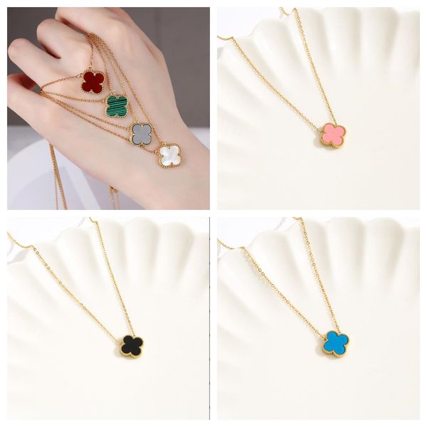 fashion two-sided designer pendant necklaces for 4/four leaf clover locket necklace jewelry 18k plated gold girls gift 7 color selection hig, Silver
fashion two-sided designer pendant necklaces for 4/four leaf clover locket necklace jewelry 18k plated gold girls gift 7 color selection hig, Silver