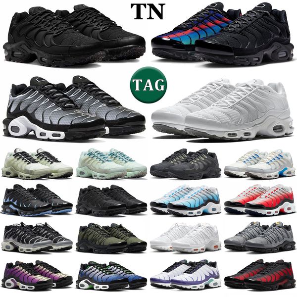 

2023 TN Plus 3 Terrascape Men Women Running Shoes Triple White Black Anthracite Unity Baltic University Blue Hyper Jade Social F.C. Mens Trainers Sports Sneakers, 11