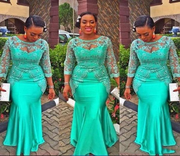 turquoise african mermaid evening dress 2019 vintage lace nigeria long sleeves prom dresses aso ebi style evening party gowns9019202, Black;red
turquoise african mermaid evening dress 2019 vintage lace nigeria long sleeves prom dresses aso ebi style evening party gowns9019202, Black;red