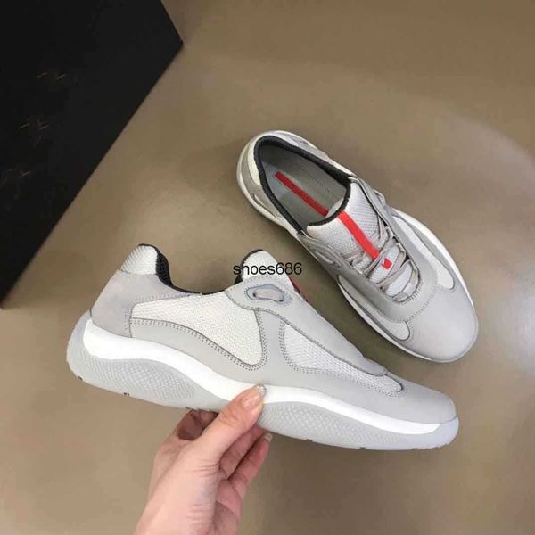 luxury b22 casual shoes america cup xl patent leather sneakers flat trainers for mens leather nylon mesh lace-up outdoor runner trainer spor, Black
luxury b22 casual shoes america cup xl patent leather sneakers flat trainers for mens leather nylon mesh lace-up outdoor runner trainer spor, Black