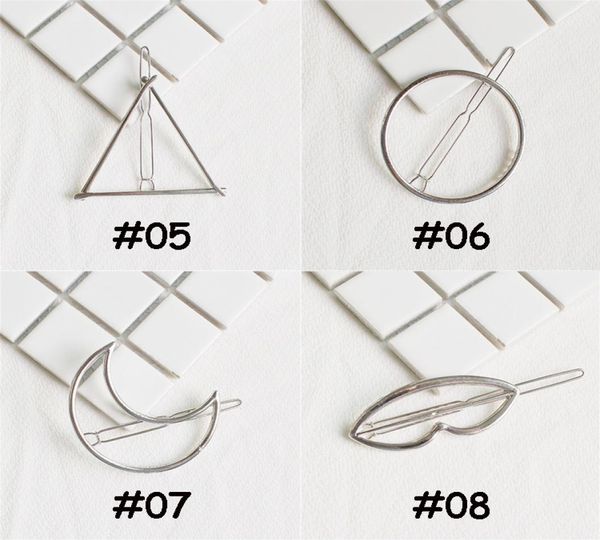 fashion alloy hair clips for woman 8 style girls geometric metal hairpin moon triangle circle hairgrip barrettes hair accessories 5007227, Slivery;white
fashion alloy hair clips for woman 8 style girls geometric metal hairpin moon triangle circle hairgrip barrettes hair accessories 5007227, Slivery;white