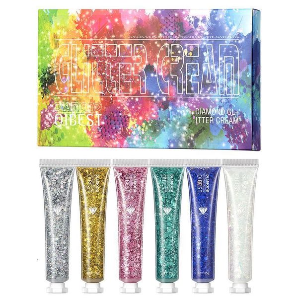 eye shadow face body glitter gel set of 6 colors sequins festival cosmetic hair nails 230703
eye shadow face body glitter gel set of 6 colors sequins festival cosmetic hair nails 230703