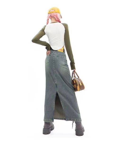 american vintage denim women's long skirt high waist texture pleated mid-length skirt women's autumn bag hip skirt women's sk, Black
american vintage denim women's long skirt high waist texture pleated mid-length skirt women's autumn bag hip skirt women's sk, Black
