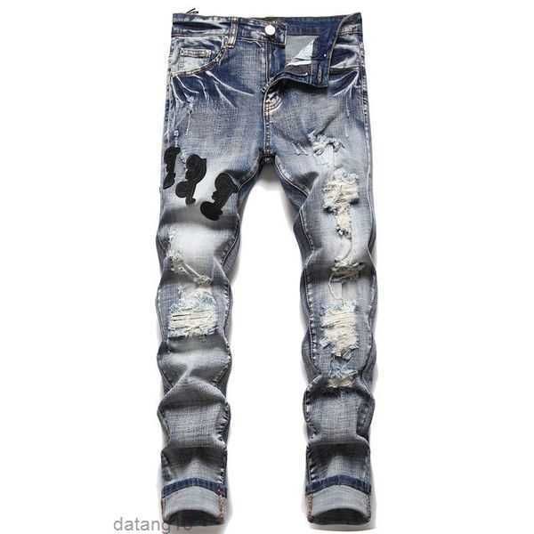 mens designer jeans no rips skinny amirri for men ripped pants with holes denim man shirt straight leg slim fit zipper amari hip hop bikers, Blue
mens designer jeans no rips skinny amirri for men ripped pants with holes denim man shirt straight leg slim fit zipper amari hip hop bikers, Blue