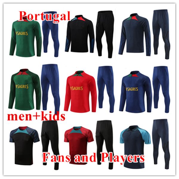 23 24 portugals tracksuits jerseys sweatshirt portuguesas football training suit 2023 men kids portugieser tracksuit shirt survetement quali, Black
23 24 portugals tracksuits jerseys sweatshirt portuguesas football training suit 2023 men kids portugieser tracksuit shirt survetement quali, Black