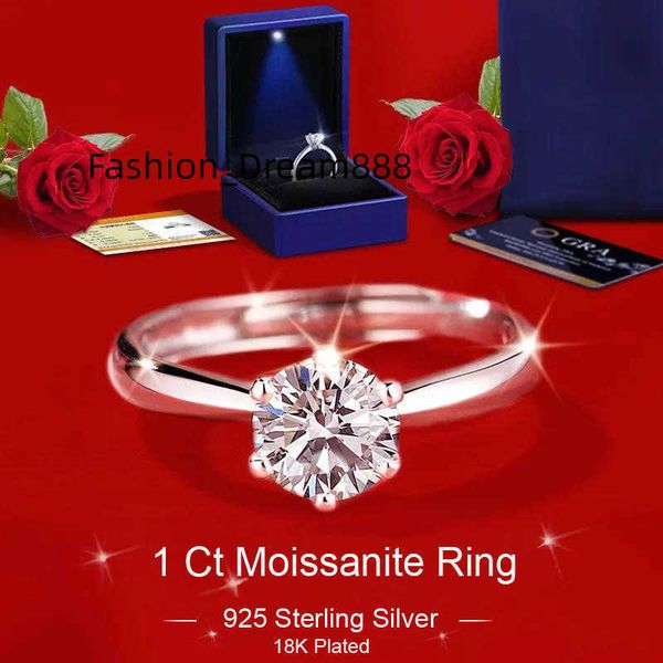 1ct women moissanite rings 925 sterling silver 18k plated diamond lady wedding ring gift with box adjustable size fashion fine jewelry, Slivery;golden
1ct women moissanite rings 925 sterling silver 18k plated diamond lady wedding ring gift with box adjustable size fashion fine jewelry, Slivery;golden