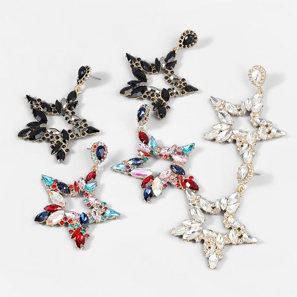 shiny rhinestone star pendant earrings jewelry for women party wedding accessories fashion jewelry, Silver
shiny rhinestone star pendant earrings jewelry for women party wedding accessories fashion jewelry, Silver