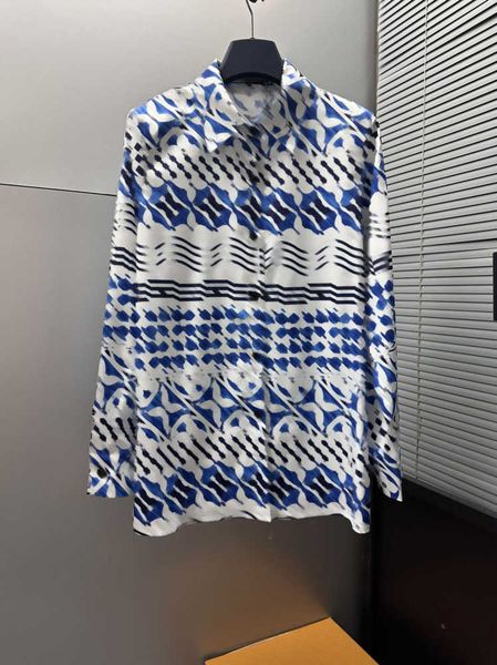 autumn designer printed shirt womens blue print blouse lapel collar button fashion long sleeve t shirt soft and breathable cotton shirts 55, White
autumn designer printed shirt womens blue print blouse lapel collar button fashion long sleeve t shirt soft and breathable cotton shirts 55, White