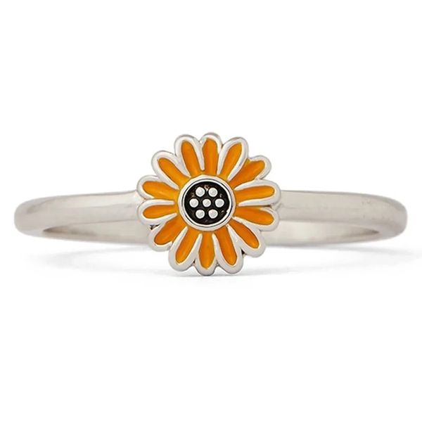 simple sunflower ring cute rose gold small flower couple rings jewelry for women, Silver
simple sunflower ring cute rose gold small flower couple rings jewelry for women, Silver