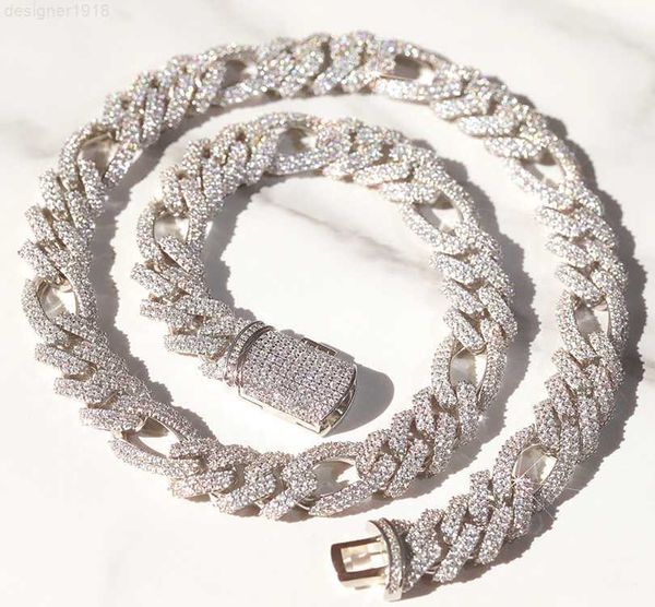 design hip hop chain 13mm wide 925 silver necklace d/vvs moissanite bling cuban link
design hip hop chain 13mm wide 925 silver necklace d/vvs moissanite bling cuban link