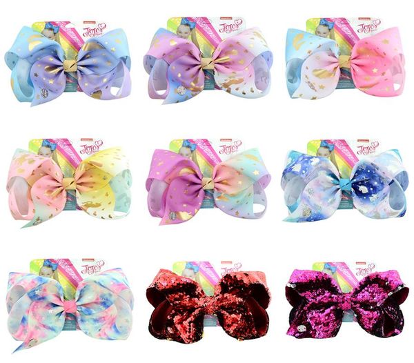 135 styles jojo siwa 20cm large rainbow unicorn signature hair bow with card and sequin logo baby girl children hair accessories h5432801, Slivery;white
135 styles jojo siwa 20cm large rainbow unicorn signature hair bow with card and sequin logo baby girl children hair accessories h5432801, Slivery;white