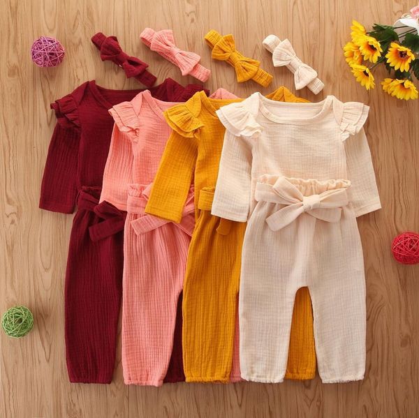 kids clothing sets girls boys outfits children flying sleeve romperpants with headbands 3pcsset spring autumn baby clothes c17757678977, White
kids clothing sets girls boys outfits children flying sleeve romperpants with headbands 3pcsset spring autumn baby clothes c17757678977, White