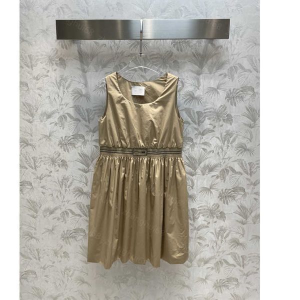 23ss summer dresses women dress womens designer clothing patchwork striped elastic waist sleeveless vest dress womens clothing a1, Black;gray
23ss summer dresses women dress womens designer clothing patchwork striped elastic waist sleeveless vest dress womens clothing a1, Black;gray