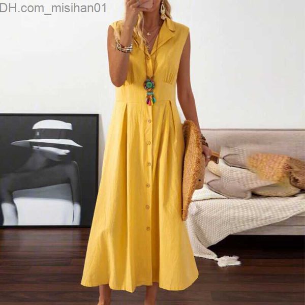 casual dresses basic casual dresses loose sleeveless lapel tank shirt dress elegant solid color vneck single breasted cotton linen fashion o, Black;gray
casual dresses basic casual dresses loose sleeveless lapel tank shirt dress elegant solid color vneck single breasted cotton linen fashion o, Black;gray
