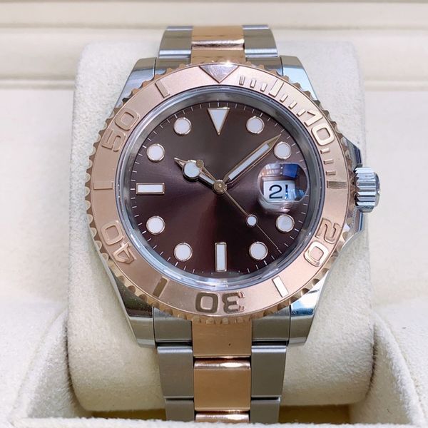 gold mens watches designer 40mm automatic date watch 904l stainless steel strap sapphire mirror montre de luxe watches for mens dhgate st9 l, Slivery;brown
gold mens watches designer 40mm automatic date watch 904l stainless steel strap sapphire mirror montre de luxe watches for mens dhgate st9 l, Slivery;brown