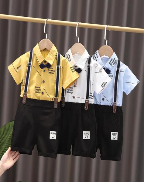 summer children clothes formal shortsleeve shirt pants 2pcs clothing sets for kids baby boys birthday suits9796717, White
summer children clothes formal shortsleeve shirt pants 2pcs clothing sets for kids baby boys birthday suits9796717, White
