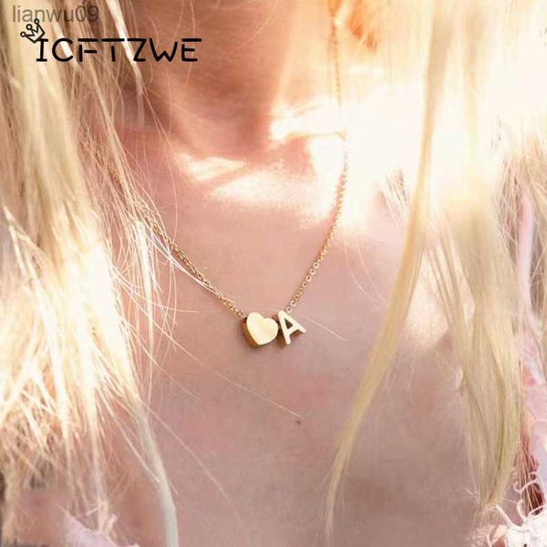 tiny initial heart necklaces for women stainless steel dainty letter name pendant love necklace jewelry anniversary gift l230704, Silver
tiny initial heart necklaces for women stainless steel dainty letter name pendant love necklace jewelry anniversary gift l230704, Silver