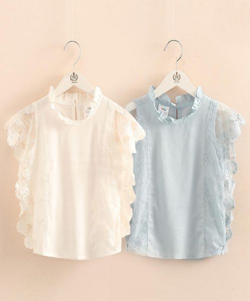 summer new design2 3 4 6 8 9 10years thin sweet cute solid color lace patchwork blouse baby kids girls sleeveless shirt t200717970324, White;black
summer new design2 3 4 6 8 9 10years thin sweet cute solid color lace patchwork blouse baby kids girls sleeveless shirt t200717970324, White;black