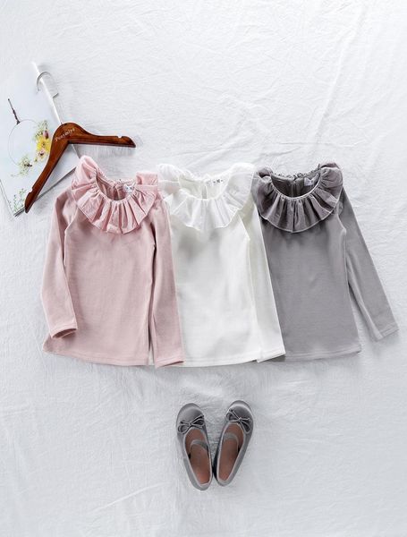 toddler blouse baby girl pure cotton soft ruffles turn down collar long sleeve white shirt basic bottoming blouse clothes 12m5t t7109891, White;black
toddler blouse baby girl pure cotton soft ruffles turn down collar long sleeve white shirt basic bottoming blouse clothes 12m5t t7109891, White;black