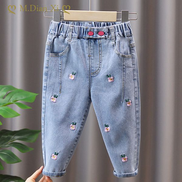jeans spring toddler kids girls clothes outerwear elastic waist printed pants for children clothing baby birthday 230704, Blue
jeans spring toddler kids girls clothes outerwear elastic waist printed pants for children clothing baby birthday 230704, Blue