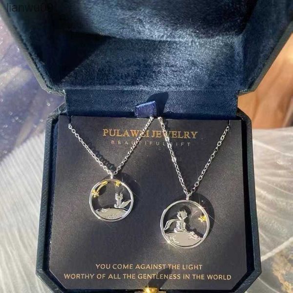 prince little fox pendant necklace for couples fashion lovers friends necklace valentine's day jewelry anniversary gift l230704, Silver
prince little fox pendant necklace for couples fashion lovers friends necklace valentine's day jewelry anniversary gift l230704, Silver