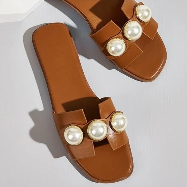 slippers slippers women flat slippers party shoes fashion pearl sandals slippers roman women flip-flops casual beach shoes trend 230703, Black
slippers slippers women flat slippers party shoes fashion pearl sandals slippers roman women flip-flops casual beach shoes trend 230703, Black