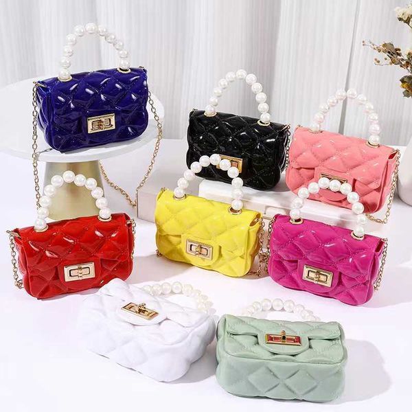 new women's one shoulder handbag chain mini diagonal straddle bag pearl handheld jelly bag
new women's one shoulder handbag chain mini diagonal straddle bag pearl handheld jelly bag