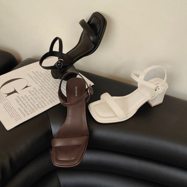 slippers fashion design sandal thick heel casual ladies open toe shoes party heeled ankle strap sandalias de mujer 230703, Black
slippers fashion design sandal thick heel casual ladies open toe shoes party heeled ankle strap sandalias de mujer 230703, Black