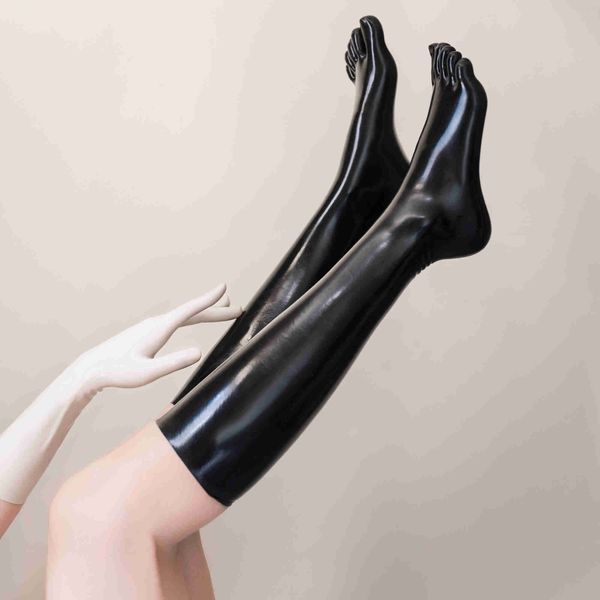 set latex rubber 3d 5 toes seamles socks fetish black long middle knee stocking club wear for men and women catsuithkd230703, Black;white
set latex rubber 3d 5 toes seamles socks fetish black long middle knee stocking club wear for men and women catsuithkd230703, Black;white
