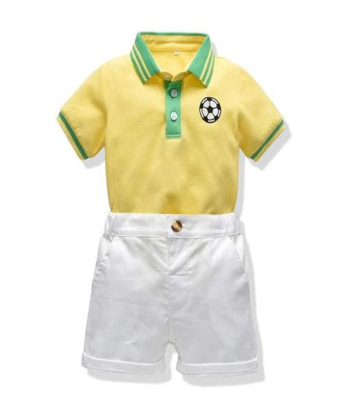 boys summer clothes new baby football print polo collar shirt shorts suit children sportswear 2 piece set6415023, White
boys summer clothes new baby football print polo collar shirt shorts suit children sportswear 2 piece set6415023, White