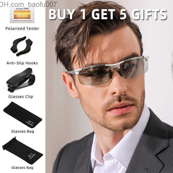 sunglasses sunglasses clloio aluminum pochromic men polarized day night driving chameleon glasses antiglare change color sun uv z230705, White;black
sunglasses sunglasses clloio aluminum pochromic men polarized day night driving chameleon glasses antiglare change color sun uv z230705, White;black