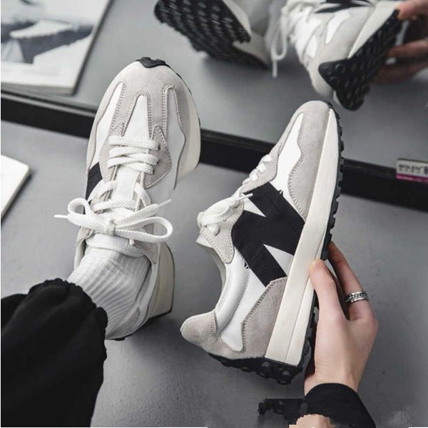 box with 2023 new spring and autumn new bailun coupe nb versatile summer breathable couple tennis shoes 327 sports men's canvas shoes g, Black
box with 2023 new spring and autumn new bailun coupe nb versatile summer breathable couple tennis shoes 327 sports men's canvas shoes g, Black
