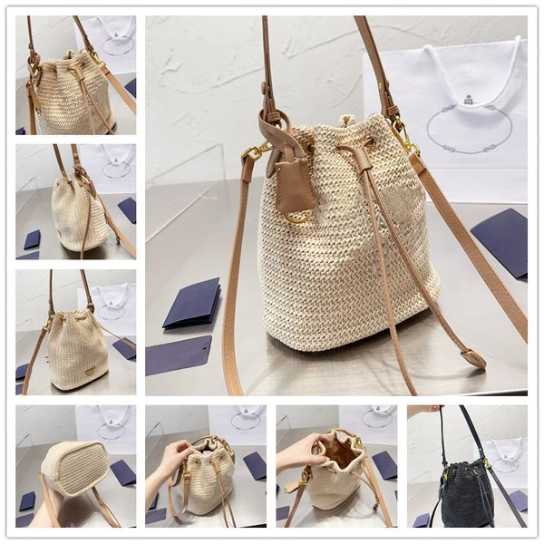 new stylish drawstring woven bucket bag solid color straw shoulder crossbody bag womens tote bag two straps knitting bags for women
new stylish drawstring woven bucket bag solid color straw shoulder crossbody bag womens tote bag two straps knitting bags for women