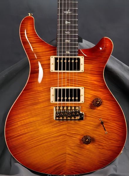 china wholesale prs electric guitar oem, quilted maple veneer, grimace white standard binding, small double rocking guitar kit
china wholesale prs electric guitar oem, quilted maple veneer, grimace white standard binding, small double rocking guitar kit