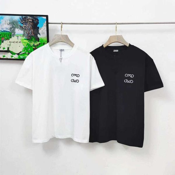 lowe new summer short sleeve embroidery round neck loose and simple versatile fashion brand couple men's women's t-shirt, White;black
lowe new summer short sleeve embroidery round neck loose and simple versatile fashion brand couple men's women's t-shirt, White;black