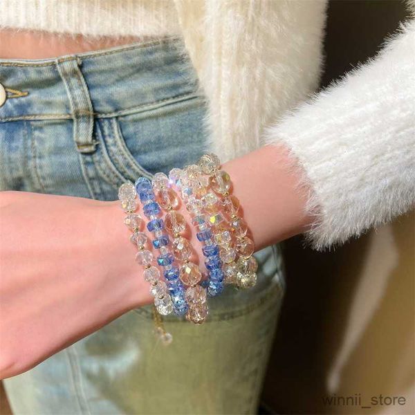 charm bracelets natural stone bracelet for women fashion sweet colorful beads adjustable bracelets birthday jewelry r230704, Golden;silver 
charm bracelets natural stone bracelet for women fashion sweet colorful beads adjustable bracelets birthday jewelry r230704, Golden;silver