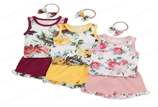 baby girls shorts suits infant floral vest toddler flower printed elastic splice lace shorts kids casual outfits with headban8309032, White
baby girls shorts suits infant floral vest toddler flower printed elastic splice lace shorts kids casual outfits with headban8309032, White