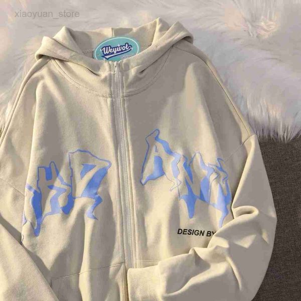 men's hoodies y2k letter print zip up hoodies women men jacket casual hip hop streetwear clothes loose grunge hooded sweatshirt hkd230, Black
men's hoodies y2k letter print zip up hoodies women men jacket casual hip hop streetwear clothes loose grunge hooded sweatshirt hkd230, Black