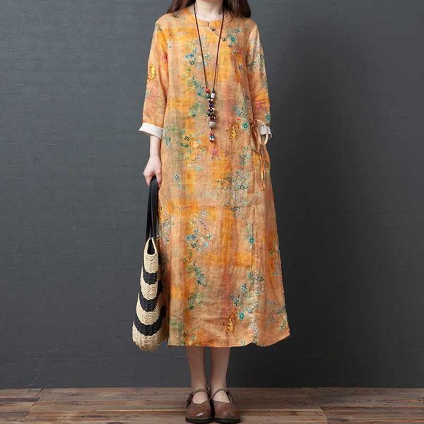 cotton women linen long dress autumn arts style vintage print loose comfortable female casual o-line dresses half-sleeve oversized bohemia, Black;gray
cotton women linen long dress autumn arts style vintage print loose comfortable female casual o-line dresses half-sleeve oversized bohemia, Black;gray