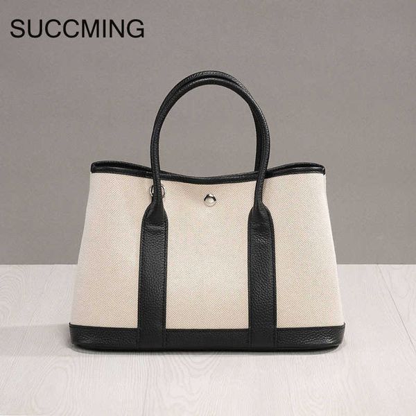 designer bags garden party h large family capacity canvas garden bag splicing color contrast leather layer cowhide portable one shoulder buc
designer bags garden party h large family capacity canvas garden bag splicing color contrast leather layer cowhide portable one shoulder buc